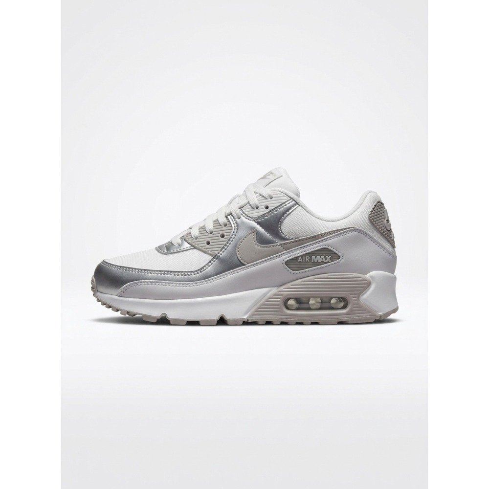 NIB Nike Air Max 90 LV8 Summit White College Grey FD4328-101 Platform Y2K 8.5